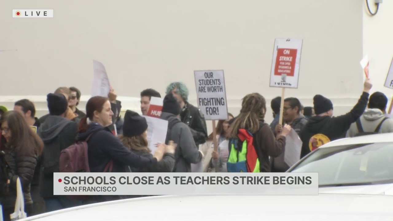 Teachers strike in San Francisco underway Monday
