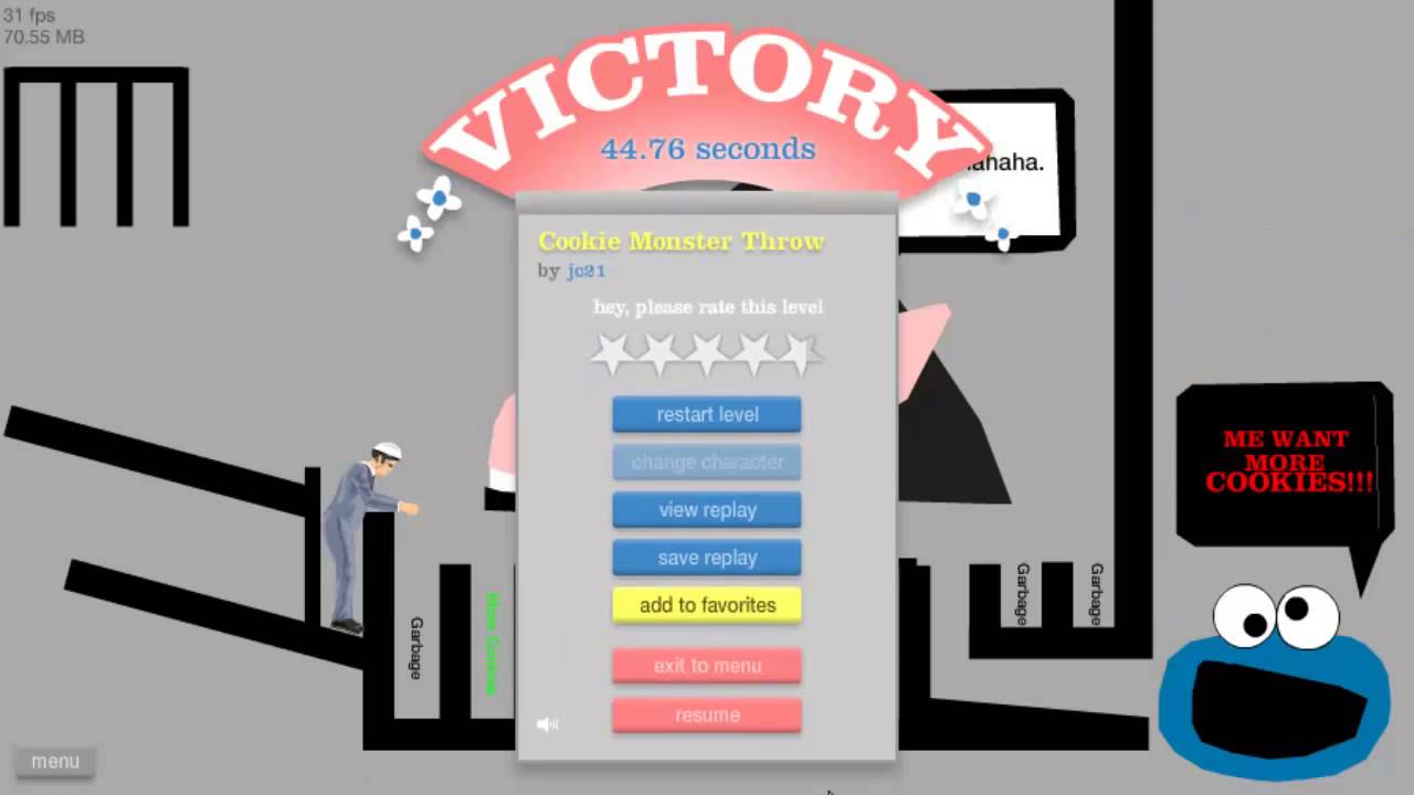 Happy Wheels Let's play #3 с Гариным