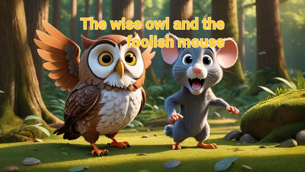 The wise owl and the foolish mouse. | kids story, bedtime story| moral ...