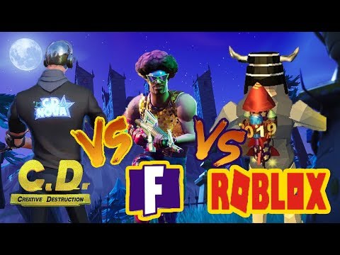 Creative Destruction Vs Fortnite Youtube - play and win super hards no joke roblox