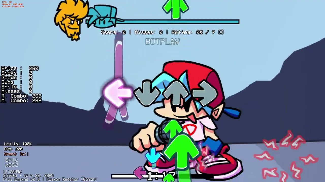 Fusion Reactor Modchart #2 | Plus Engine - Psych 1.0.4 Fork