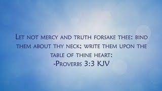 Song: PROVERBS 3 “Using Wisdom”