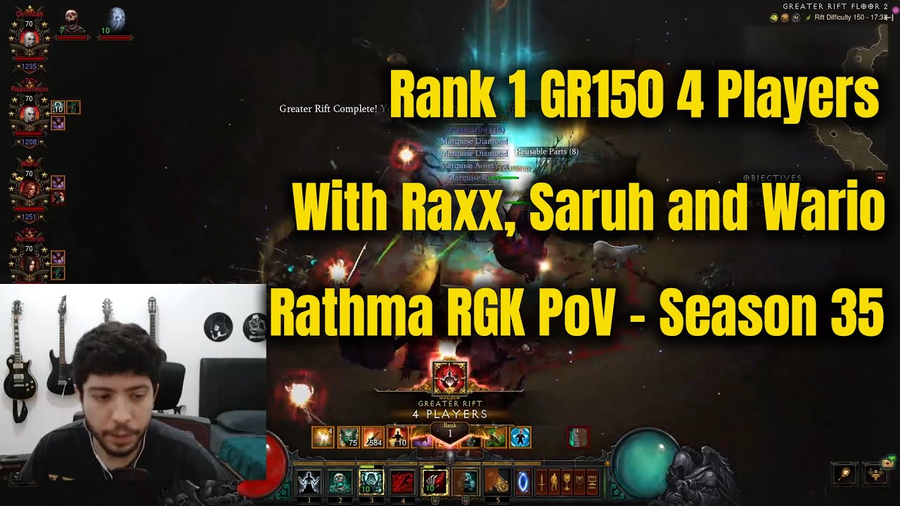 S35 GR150 4p с Раксом, Сарухом и Варио, ранг 1 — точка зрения Ратмы — Дьявол