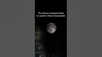 The Moon Compared to Ganymede