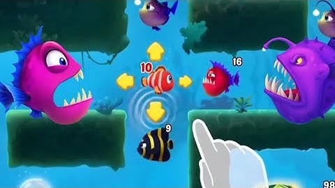 fish go .io ad Hungry Eat Fish.io Gameplay | Walkthroug (iOS Android) 9999+ gameplay #viral #android