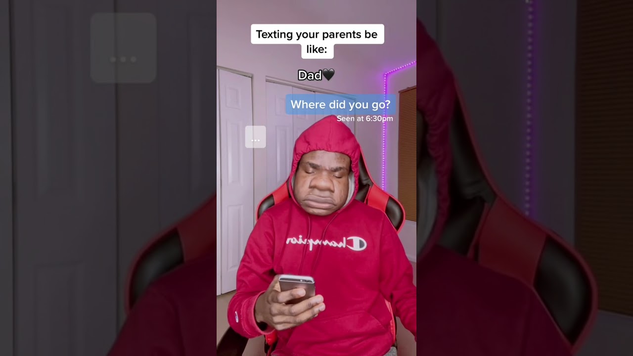 Texting your parents be like: