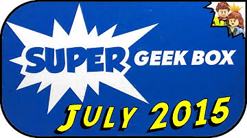 SUPER GEEK BOX July 2015 Ultimate Pixels Opening - BrickQueen