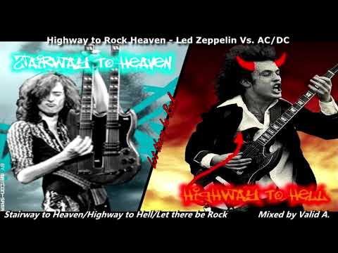 Acdc Vs Led Zeppelin Stairway To Heaven Highway To Hell Mashup Feat Let There Be Rock Valid A Youtube