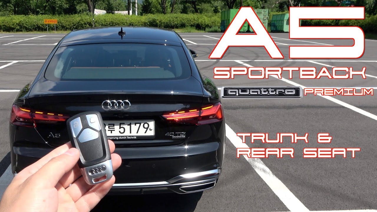 더 뉴 아우디 A5 스포트백 40 TDI 콰트로 프리미엄 트렁크 & 2열(Audi A5 sportback 40 tdi qt