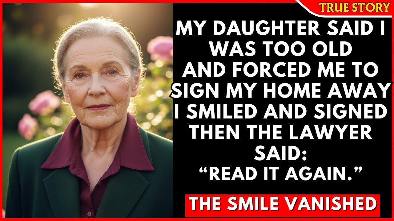 My Daughter Called Me “Too Old” to Manage Money—Then the Lawyer Shut Her Down.