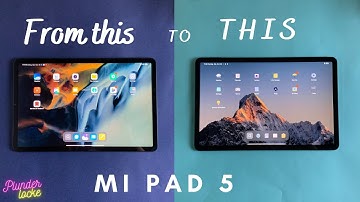 Mi Pad 5 Icon and Font Customization Tips