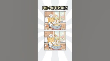 Find the 3 Differences in 8 Seconds! ⏱️ #Shorts