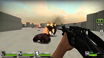 LEFT 4 DEAD 2 Tanks Playground Custom Map Funny Moments Part 1