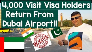 4,000 Visit Visa Holders Return from Dubai Airport