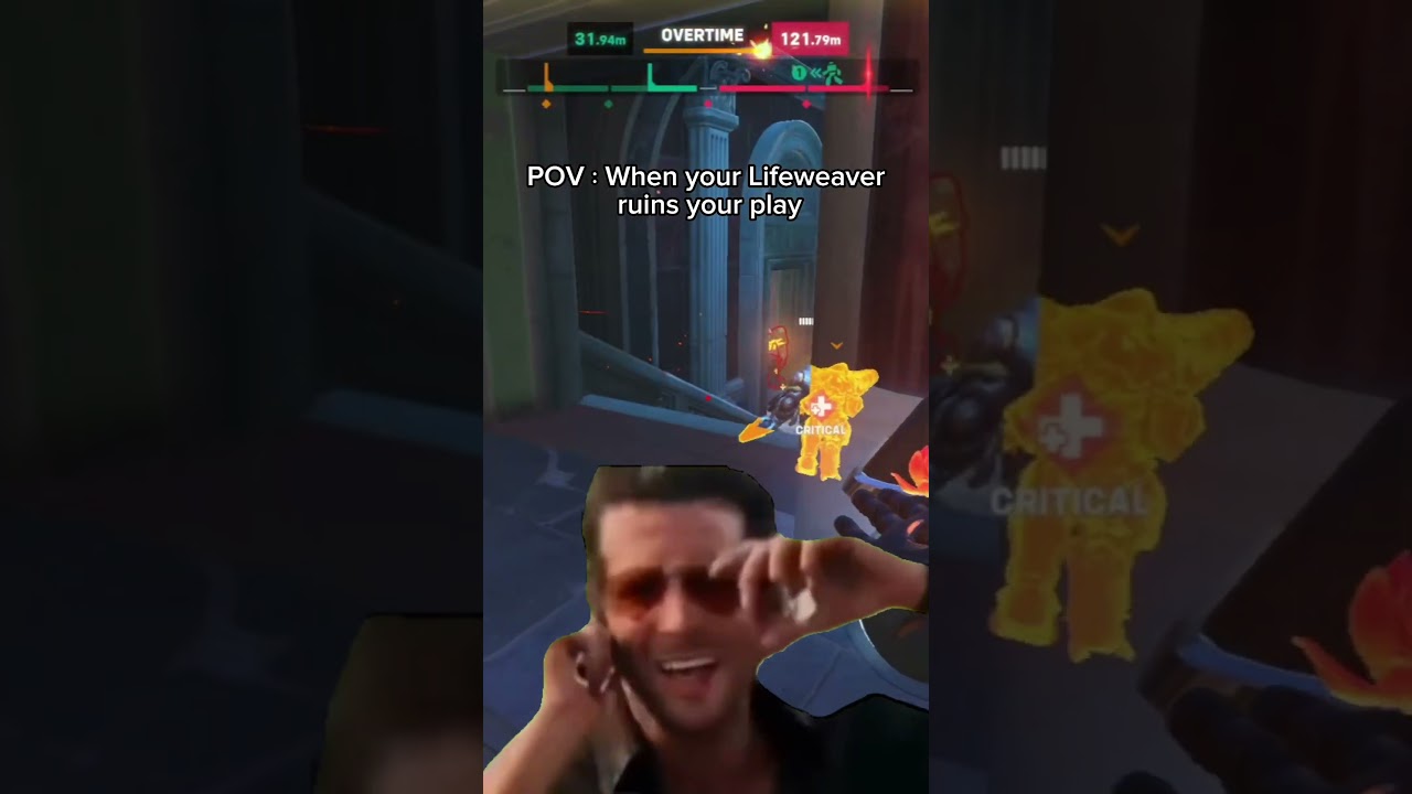 When Lifeweaver tries to help | Overwatch 2 meme