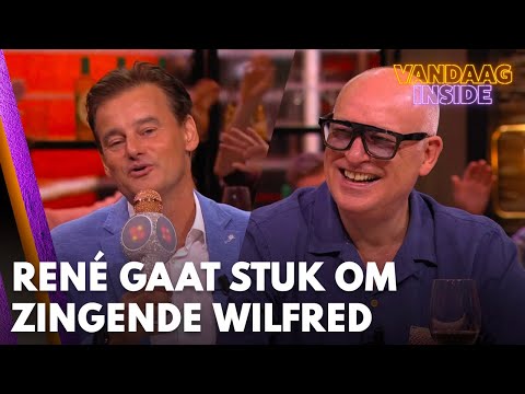 Wilfred sluit uitzending zingend af, Ren gaat stuk! | VANDAAG INSIDE