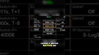 👉 Why Filming Below Native ISO Can Save Your Shadows! #nativeISO #cinematography #filmmakingtips