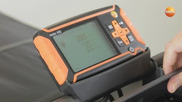How to measure Volume Flow with the testo 420