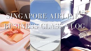 Travel Sessions ✈️ Sydney to Singapore flying Singapore Airlines Business Class