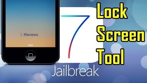 Lock Screen Tool - iOS 7 Jailbreak Cydia Tweak