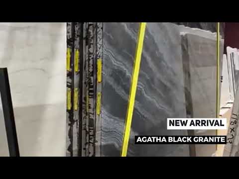 Agatha Black Granite Unique Look, Durable Quality