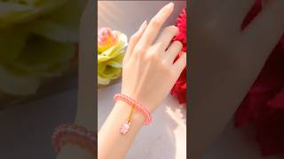 bracelet making at home |  korean style bracelet making | bracelet kaise bnate hai |  viral shorts |