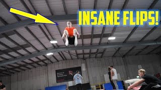 Insane Trampoline Tricks at Revolution!