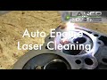 Auto Restoration Panels and Engine Parts Decoked Laser Cleaning