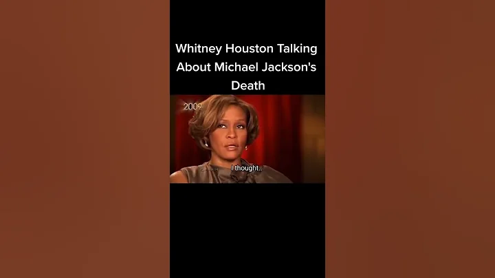 Whitney Houston Talking About Michael Jackson's Death Tiktok i_llove_you_more #Shorts