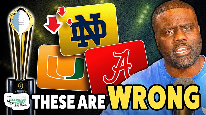 The CFP Rankings Are WILD – Notre Dame, Miami, Alabama & More