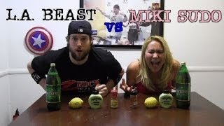 Beauty vs L.A. Beast (Featuring Miki Sudo-Top Ranked Female Competitive Eater In The World)