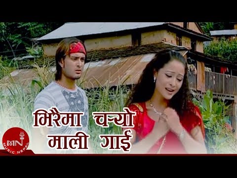 नेपाली लोक दोहोरी सांग | विराइमा चर्यो माली गाई - खुमान अधिकारी और देवी घरती