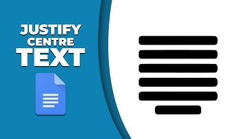 How to text Justify and center in Google Docs