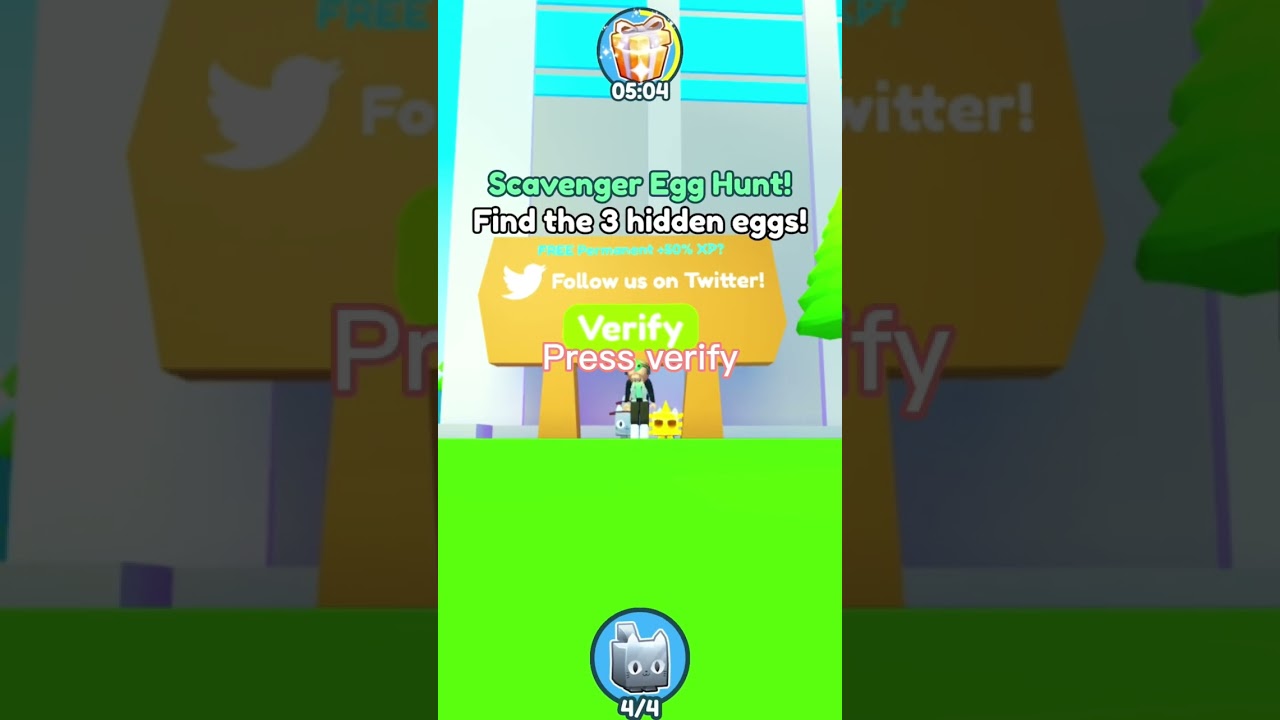 This is how you verify in pet sim x 