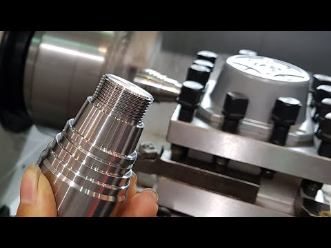 Video Máy tiện CNC Gia công Sản phẩm trong vòng 1 nốt nhạc. - youtube