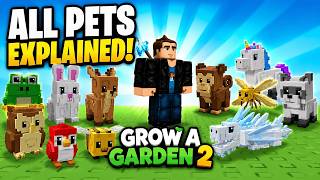 All Pets Explained in Grow A Garden 2 Roblox | Everything Explained 