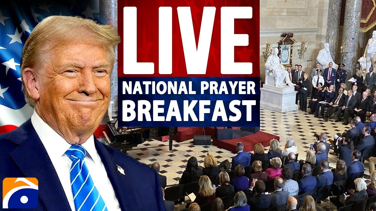 LIVE : US President Donald Trump address at the National Prayer ...
