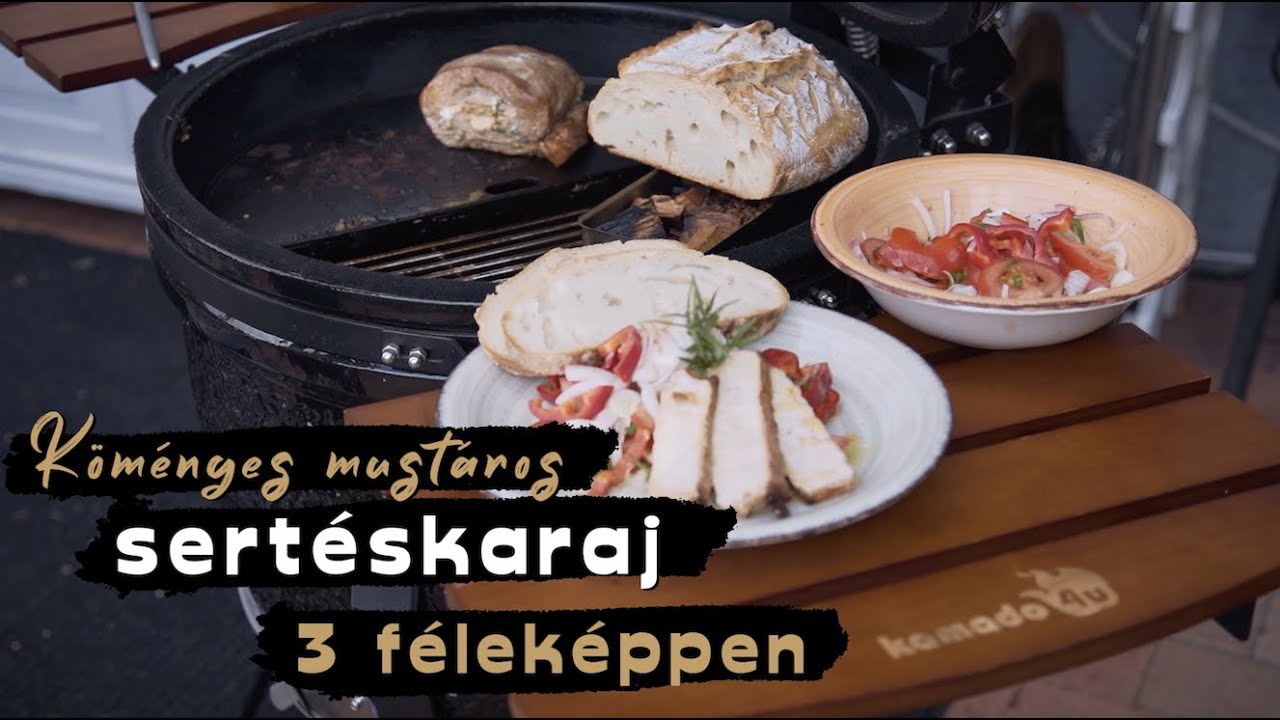 Köményes, mustáros karaj 3 féleképpen