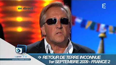 Gilbert Montagn, vive motion sur le plateau de Fra...