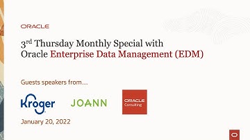 Kroger and JOANN use Oracle Enterprise Data Management to adapt