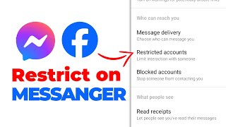How to Restrict Someone on Facebook | Massanger Restrict Option | how to use massanger restrict