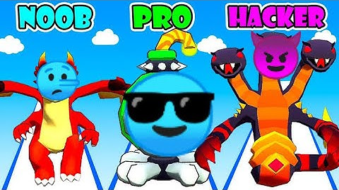 NOOB vs PRO vs HACKER - CATCH MONSTER RUN | Android ,Ios