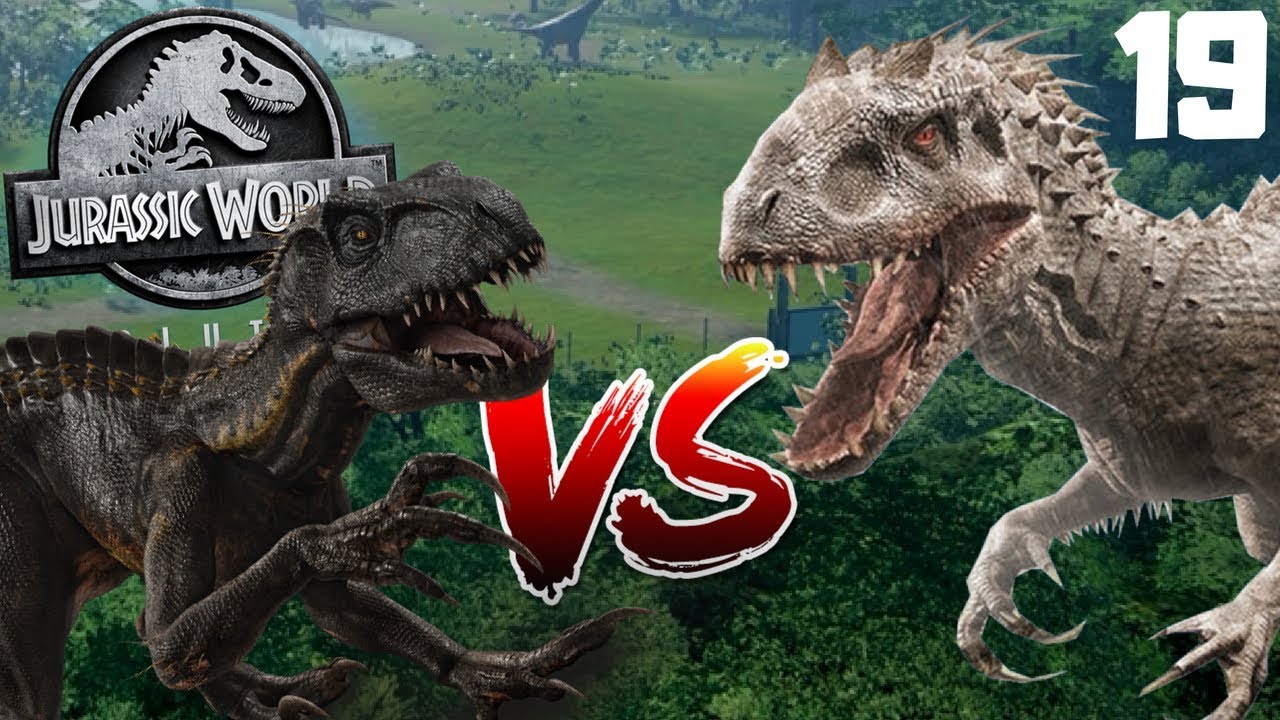 Indoraptor Vs Indominus Rex Jurassic World Evolution Pl 19 Youtube