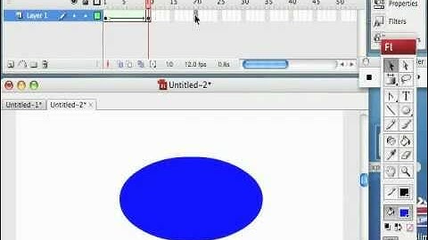Flash Animation Tutorial - Color Tweening