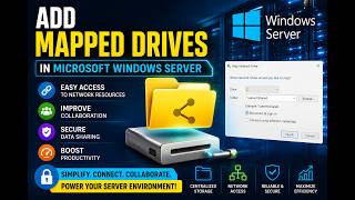Master Network Storage Access – Adding Mapped Drives in Microsoft Windows Server.