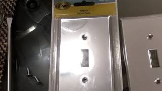 DIY Design By CCW Easy DIY Update | Mirrored Light Switch Covers