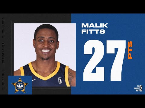 Malik Fitts (27 points) Highlights vs. Santa Cruz Warriors