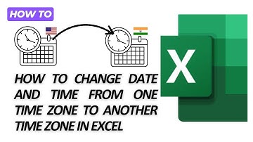 How to convert time from one time zone to another time zone in excel