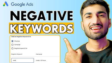 How to Find Negative Keywords in Google Ads (2025)