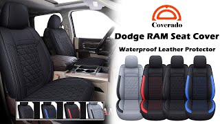 COVERADO | Dodge Ram | Car Seat Cover Installation | Waterproof Neoprene Cushion Cover Dodge Ram Seat Covers